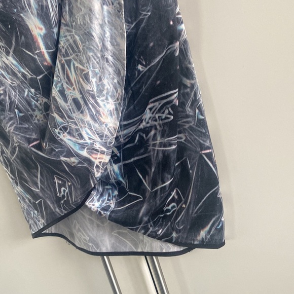 Helmut Lang Cellophane Silk Print Skirt - Picture 8 of 13